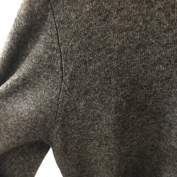 SANDRO Lambswool-Blended Tie Back Gray Sweater Size 3 - Picture 4 of 11